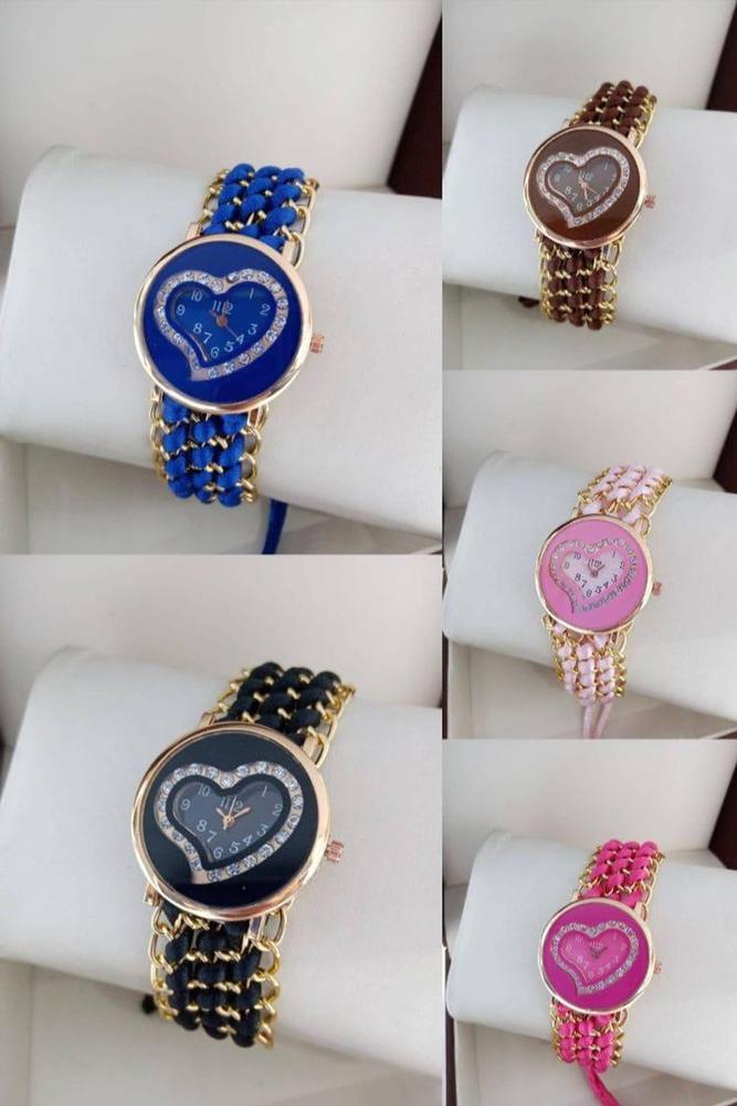 Women's chain Brecelet Analogue Heart shape watch SORO Shop