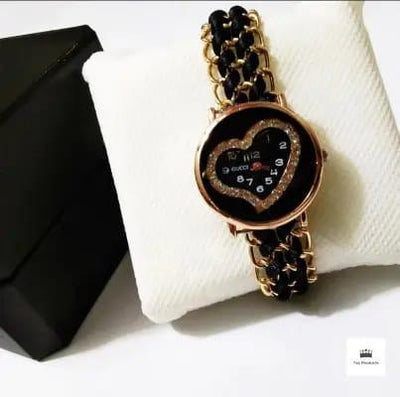 Women's chain Brecelet Analogue Heart shape watch SORO Shop