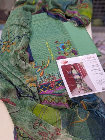 Khaadi Doriya Collection 3 Pcs Lawn | Unstitched Fabric Casual Wear SORO Shop