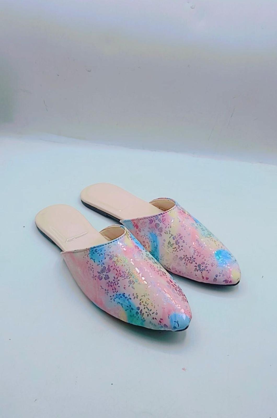 Stylish women's Rexine casual Mules in Multicolor SORO Shop